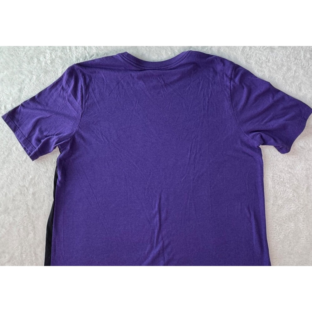 LSU Tigers Nike Tee shirt Adult large Colorblock purple Y2K football USA made - Picture 13 of 14